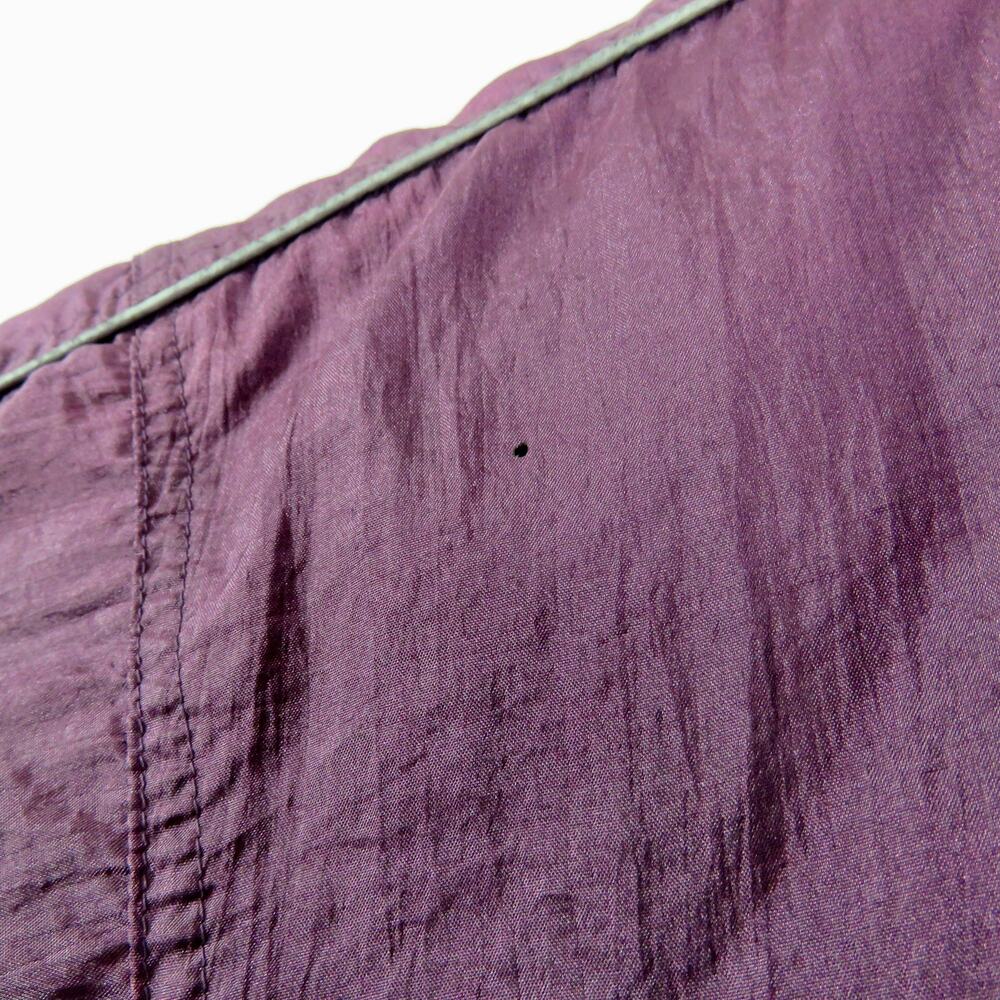 1990s Vintage Reebok Purple Wind Breaker Jacket Retro Streetwear - Picture 8 of 15